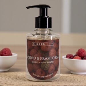 SL200 - Sabonete Líquido 200ml - Cedro e Framboesa