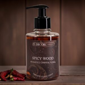 SL200 - Sabonete Líquido 200ml - Spicy Wood